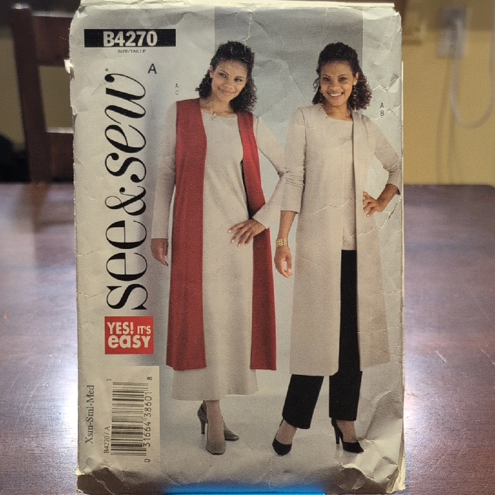 See & Sew Sewing Pattern B4270